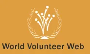 Logo del web de l'Any Internacional dels Voluntaris