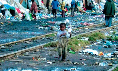 Les víctimes de la fam viuen en països en desenvolupament. (Foto:GP-India)