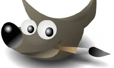 El logotip del GIMP