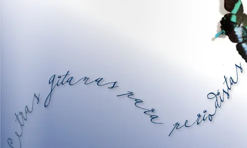 Part de la portada del manual "Letras Gitanas para Periodistas"