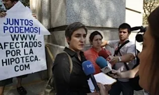 Imatge d'Ada Colau, representant de la PAH