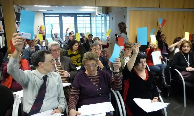 L’assemblea de la Taula d’entitats del Tercer Sector Social de Catalunya