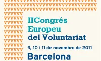 Logotip del II Congrés Europeu del Voluntariat