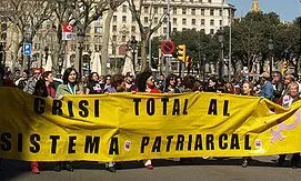 Dia Internacional de la Dona Treballadora, Barcelona 2009