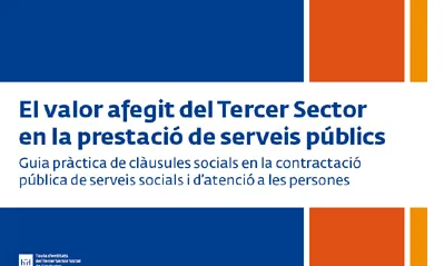 Portada de la publicació elaborada per la Taula 