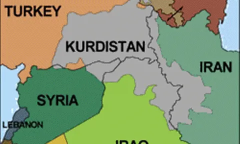 Kurdistan, entre Turquia, Siria, Iraq, Iran i Armènia