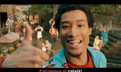 Imatge de la campanya "Encomana el català". Font: Generalitat