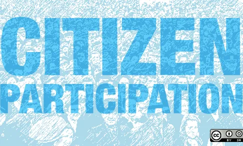 Cartell "Citizen Participation". Participació ciutadana_opensourceway_Flickr Cartell "Citizen Participation". Participació ciutadana_opensourceway_Flickr