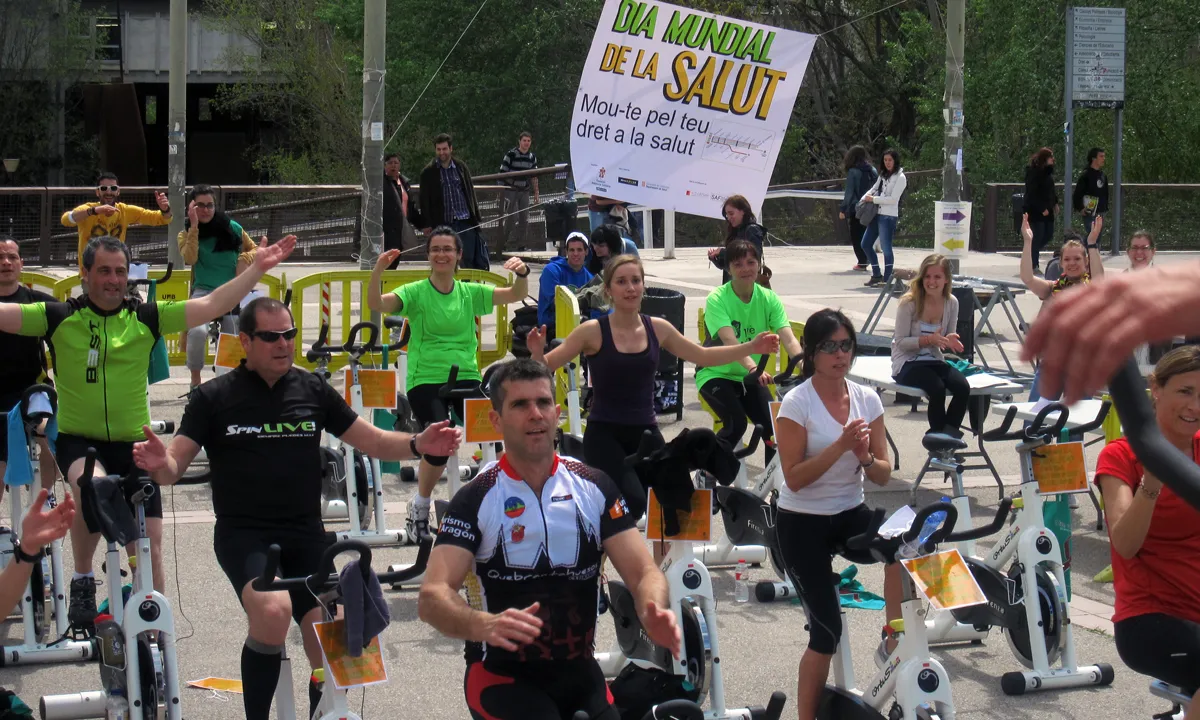 Classe de ciclisme en sala dinamitzada per Spinlive