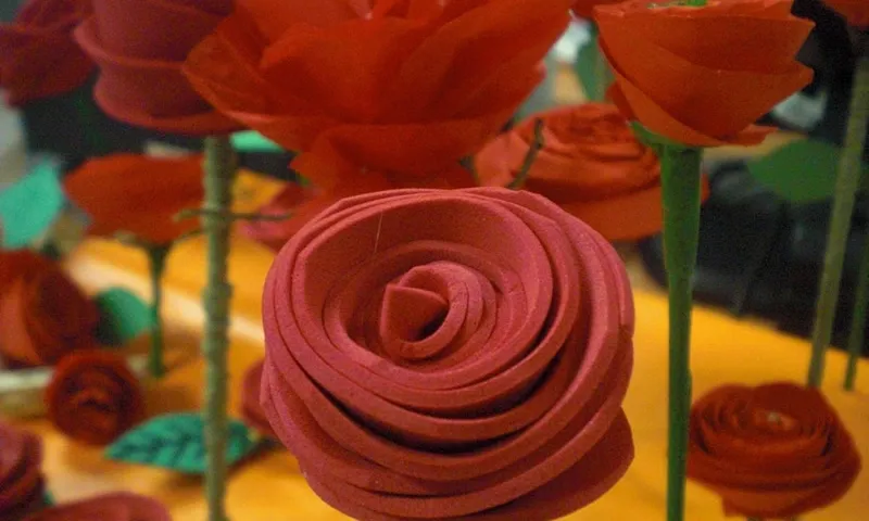 Taller de roses a l'Òmnia de l'Associació per a Joves Teb