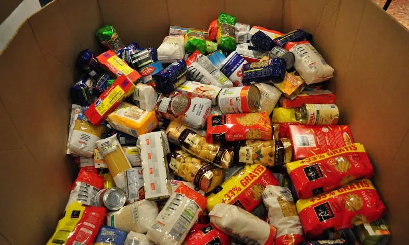 "Banyera" de recollida del Gran Recapte 2011. Font: Banc dels Aliments (flickr)