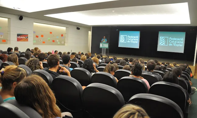 Moment de la jornada a l'auditori