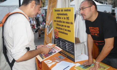 Stand de SETEM Catalunya