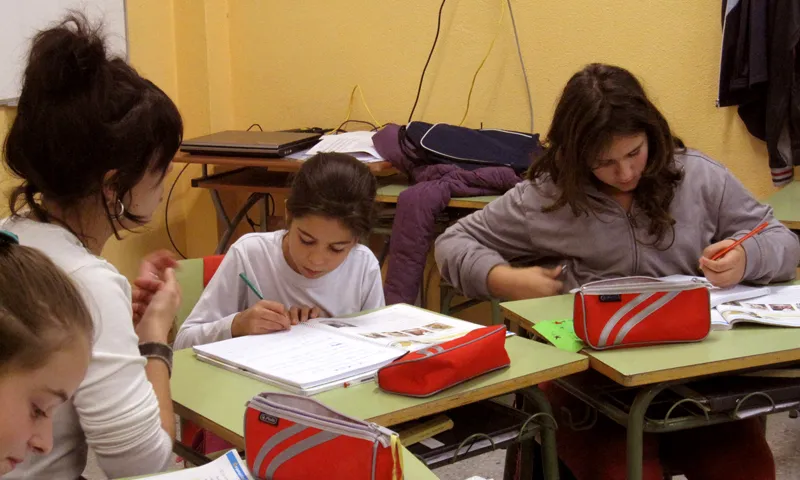 Taller CROMA a l'escola Juan Ramón Jiménez (Sabadell). Font: FAS