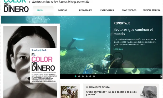 Imatge portada revista online Triodos Bank