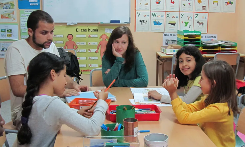 Taller CROMA a l'escola Serraperera (Cerdanyola del Vallès). Font: FAS
