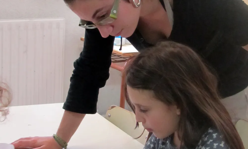 Taller CROMA a l'escola Xarau (Cerdanyola del Vallès). Font: FAS