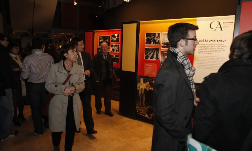 Inauguració de l'exposició al Museu d'Història