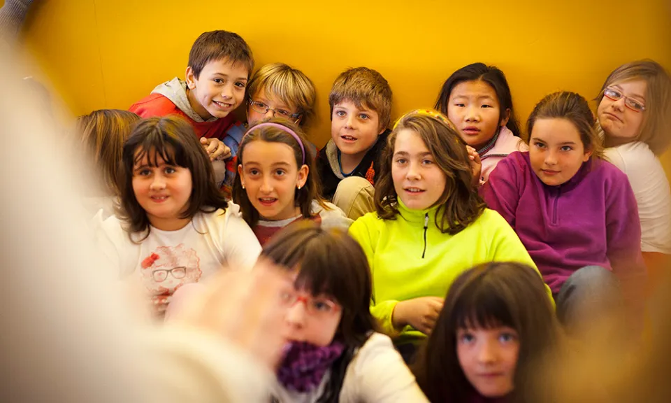 Imatge d'infants. Font: UNICEF