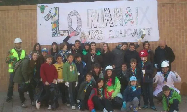 A Lleida, l'AEiG Lo Manaix va recollir 42 quilos de brossa.