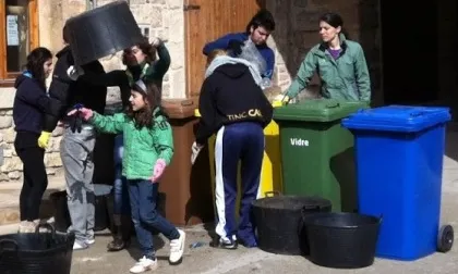 A Verdú, l'AEiG Marinada va recollir 150 quilos de brossa.