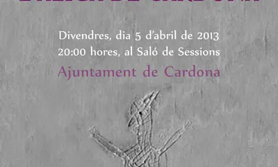 Cartell de presentació de l'Àliga de Cardona