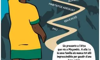Panell de l'exposició "El viatge d'Allikay" que es podrà visitar a la UdG.
