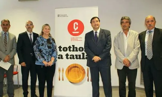 Imatge de la presentació de la candidatura a les terres de Lleida
