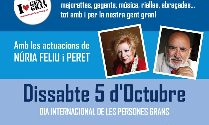 Cartell de la Marxa Festiva del Dia Internacional de les Persones Grans
