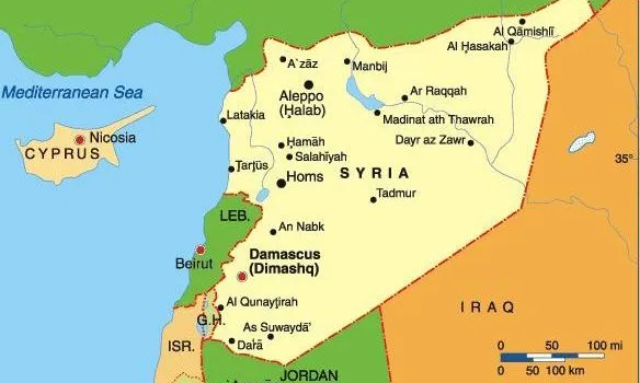 Mapa de la zona del conflicte