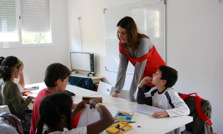 Taller de CROMA  a l'escola Xarau (Font: FAS)