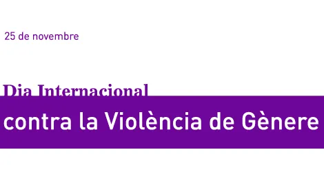 Cartell Dia Contra la Violència Masclista UPF Igualtat (Font: UPF Igualtat)