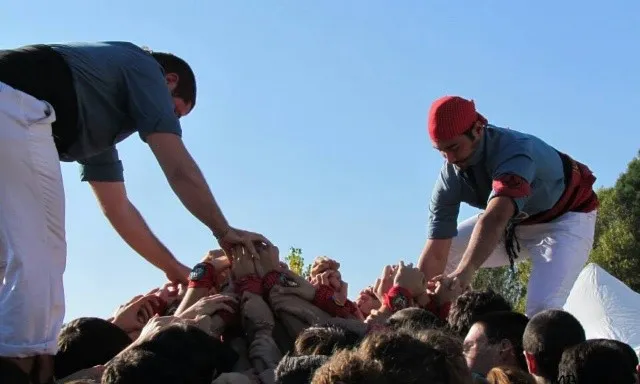 Pinya dels Ganàpies de la UAB (Font: UAB)
