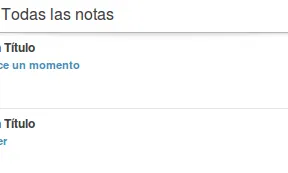 Les notes són els apunts que escriviu. 