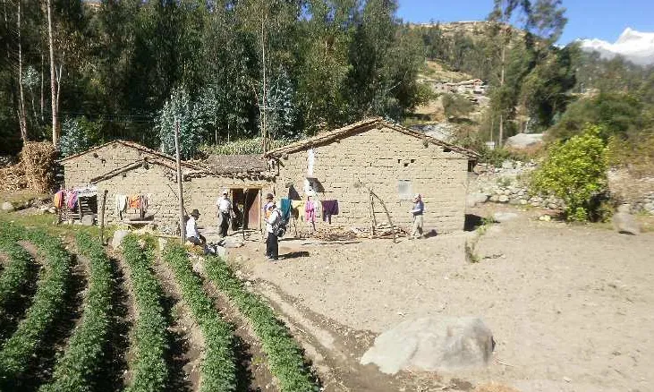 Comunitat d'Huapra, als Andes Peruans (Font: Projecte Huapra)