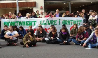Concentració a Barcelona per l'avortament lliure i gratuït (Font: flickr.ciom)