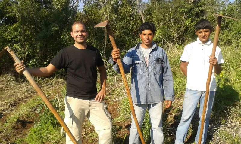 Imatge d'un voluntariat a Paraguai 2013