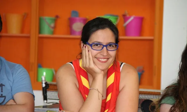 Aina Màdico, comissària internacional de Minyons Escoltes i Guies de Catalunya.