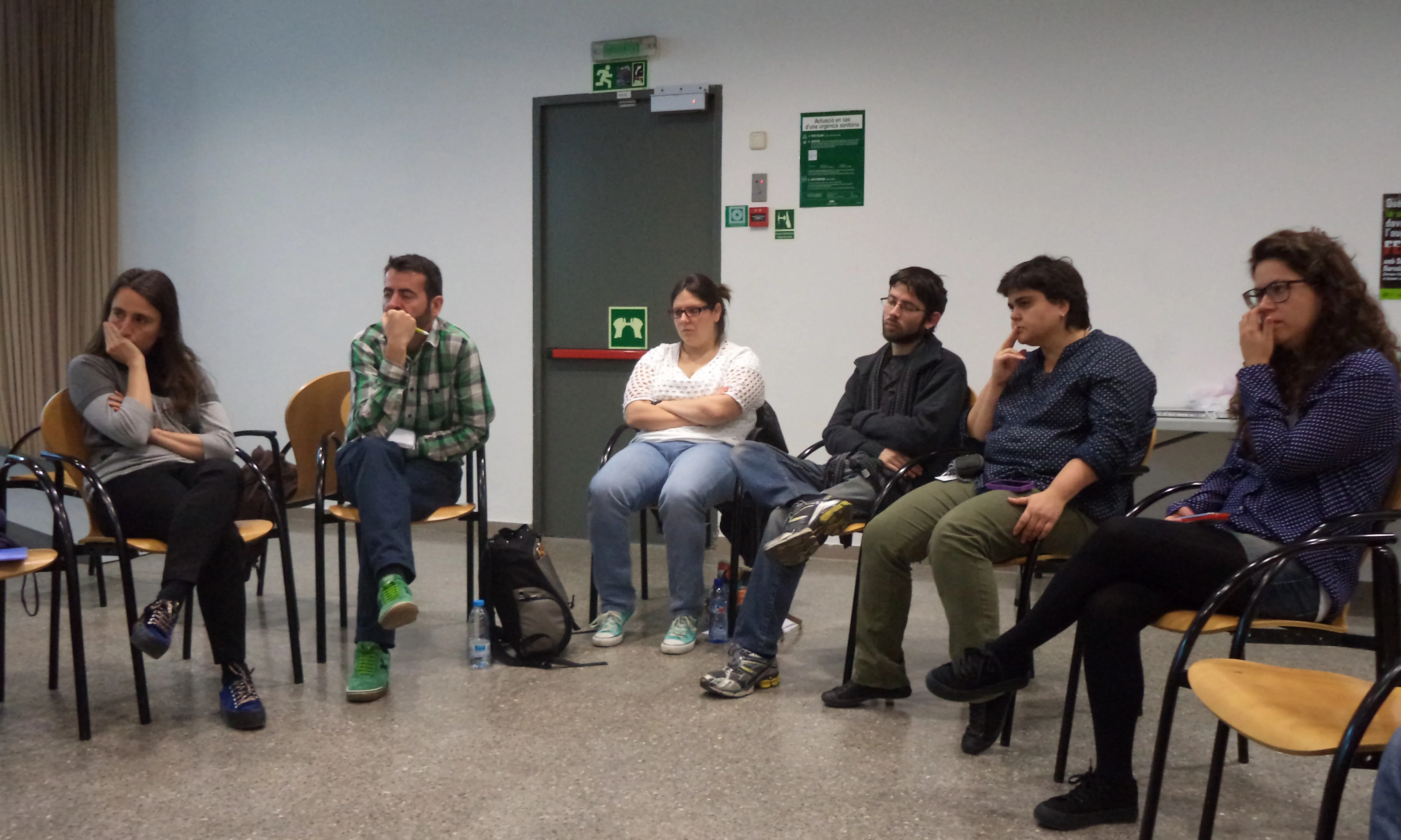 Conjunt d'assistents a les jornades