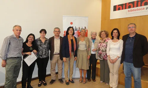 Foto de família amb els guanyadors de Lleida