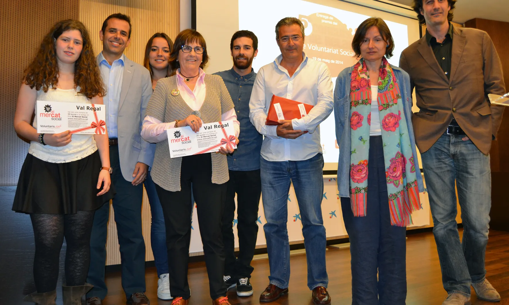 Guanyadors del concurs de relats de voluntariat social a Barcelona