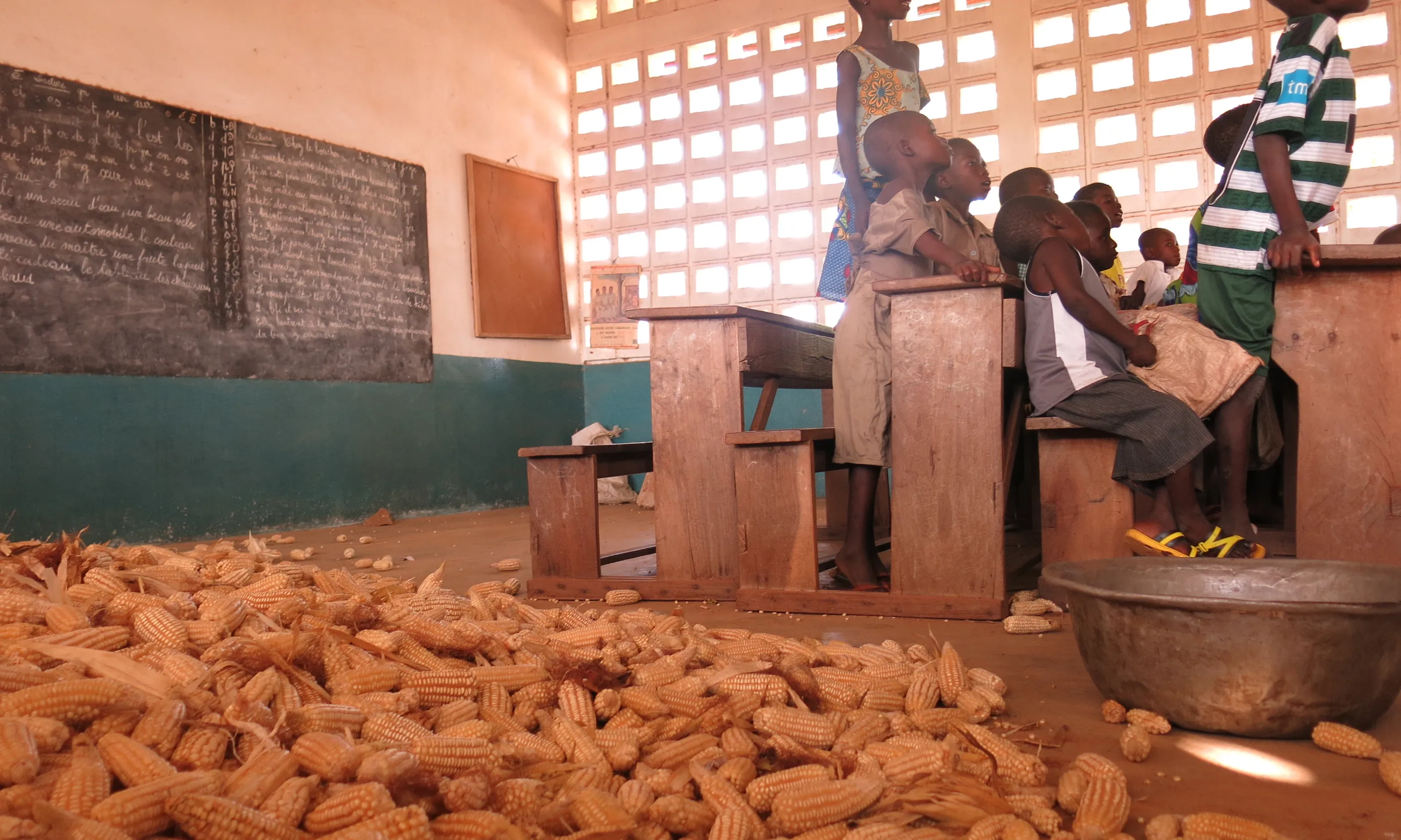 Educació primària a les escoles rurals de Togo / Font: Proide