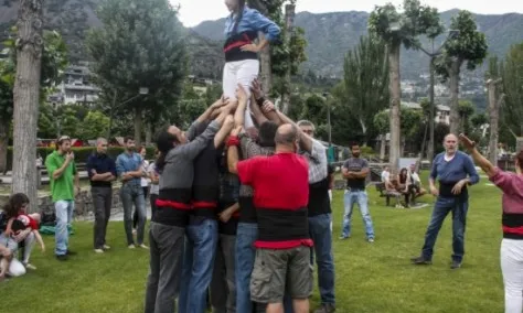 Assajos de la primera colla andorrana
