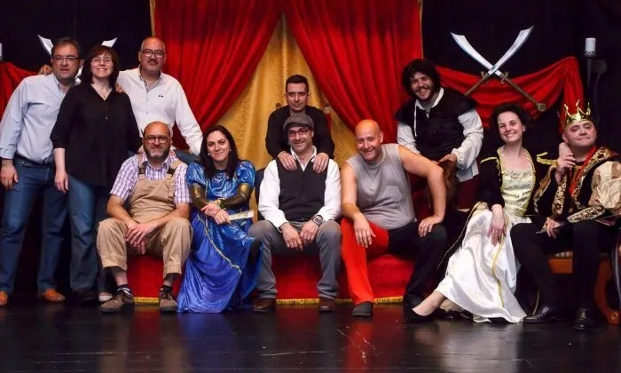  Grup de teatre valencià Lletraferits & Comediants, participants a l'anterior edició dels Taca'm amb 'Lúltim rei'