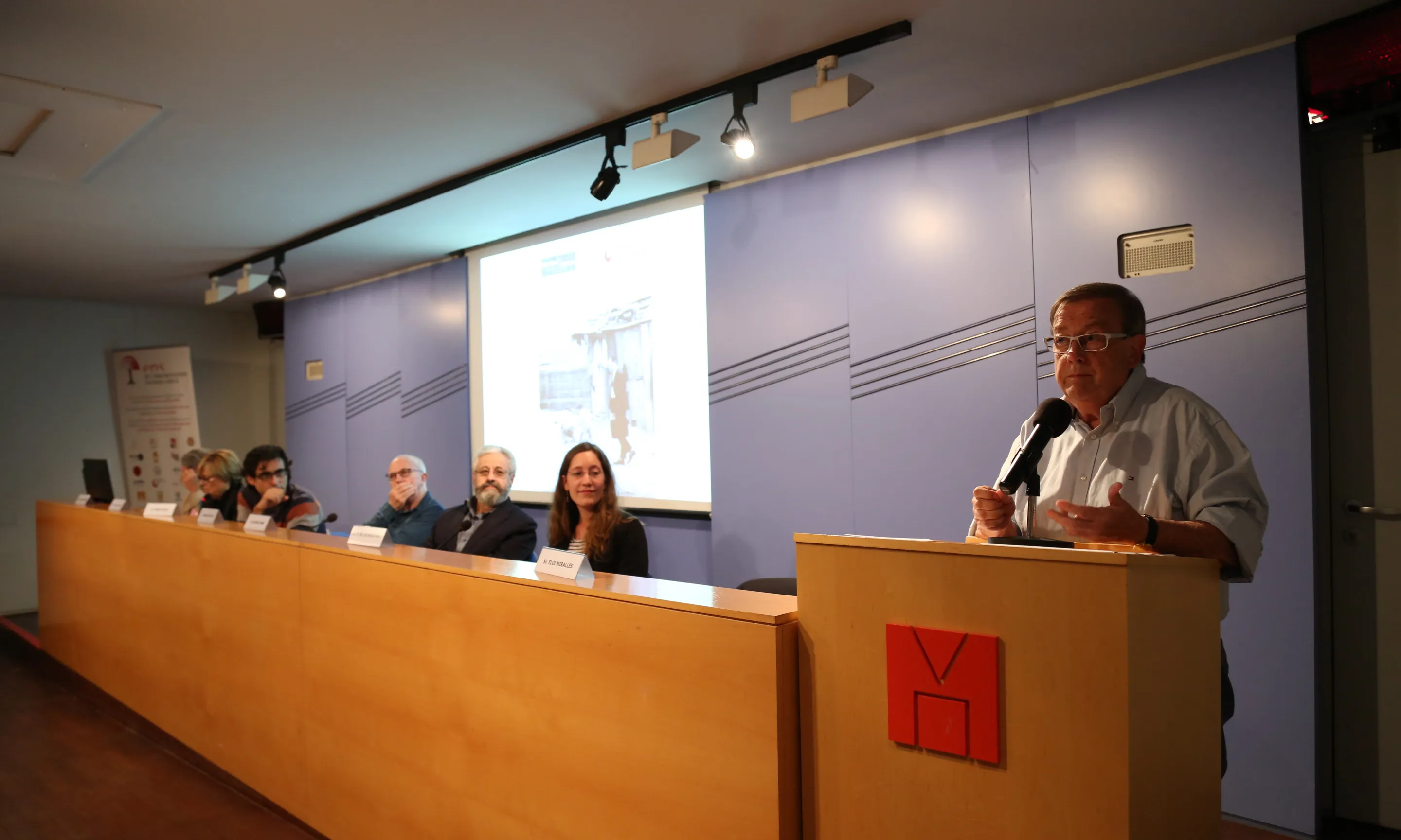 Eloi Miralles en la seva intervenció