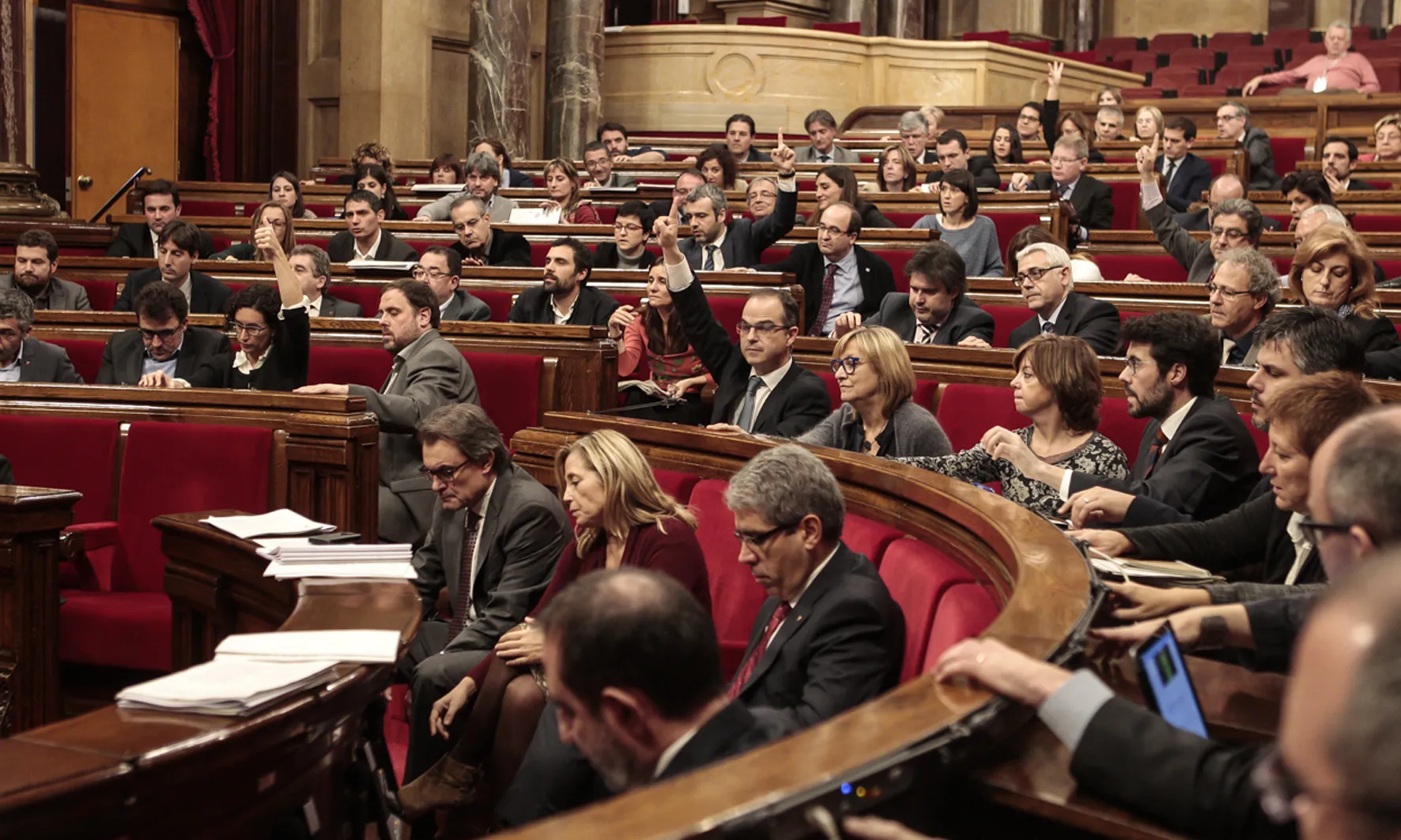 Sessió del Ple del Parlament. Font: Parlament de Catalunya