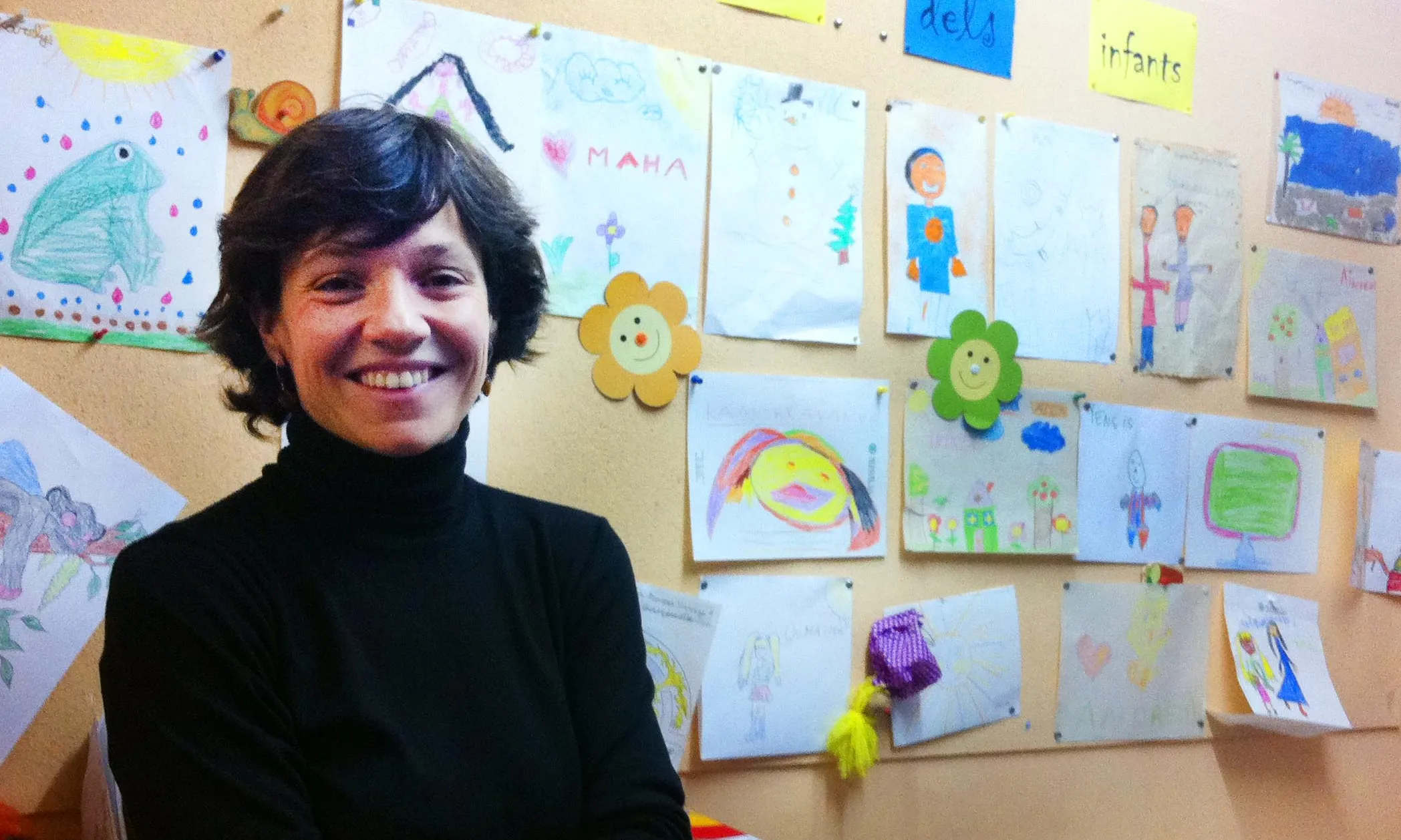 Beatriz Fernández, directora de la Fundació Escó, a la seu de l'entitat.