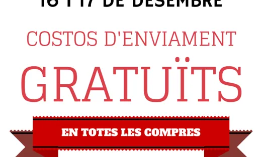 Aprofita els dos dies de transport gratuït i fes un regal original i solidari