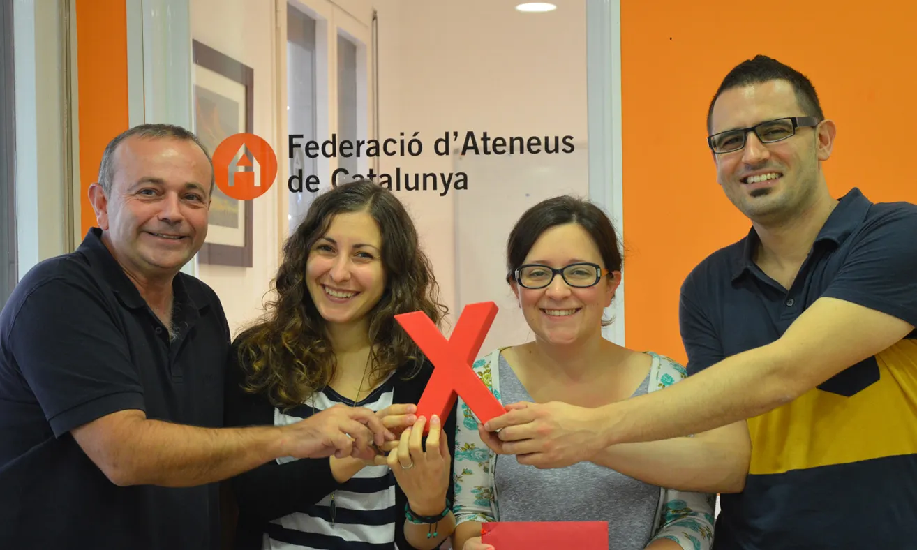 La X amb la Federació d'Ateneus