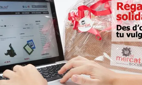 Podràs realitzar la compra solidària a El Mercat Social des d’on tu vulguis